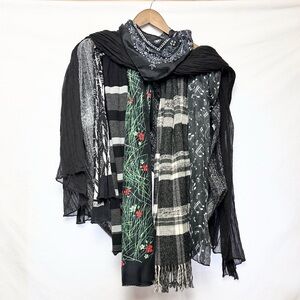 Black Blends Scarf Collection BUNDLE OF 8 Scarves! 🧣🖤